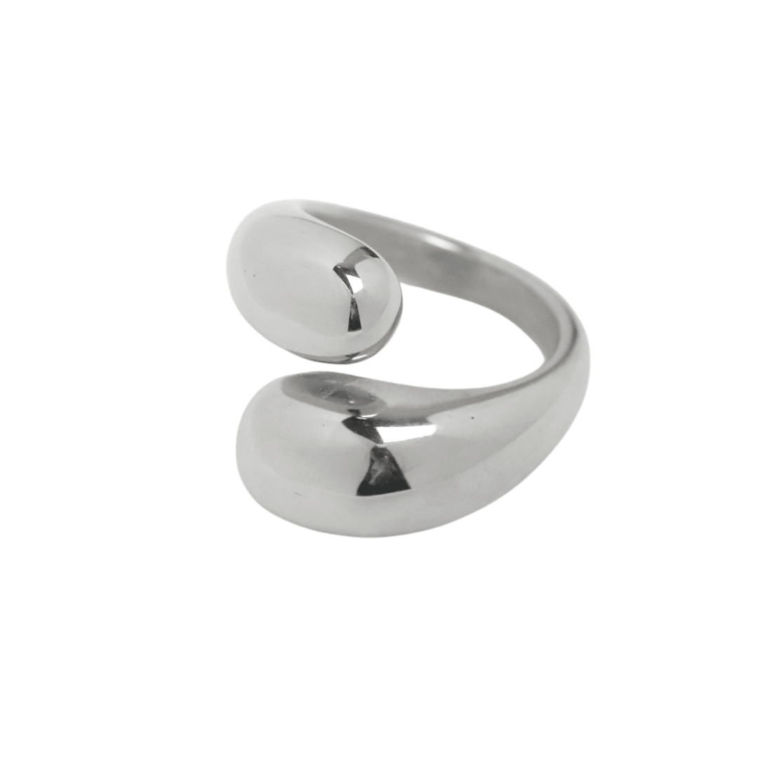 Bold Wrap Around Ring- Silver