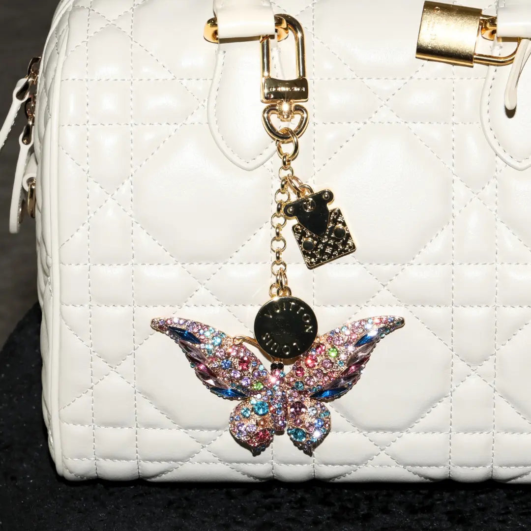 Butterfly Dangle Lux Bag Charm