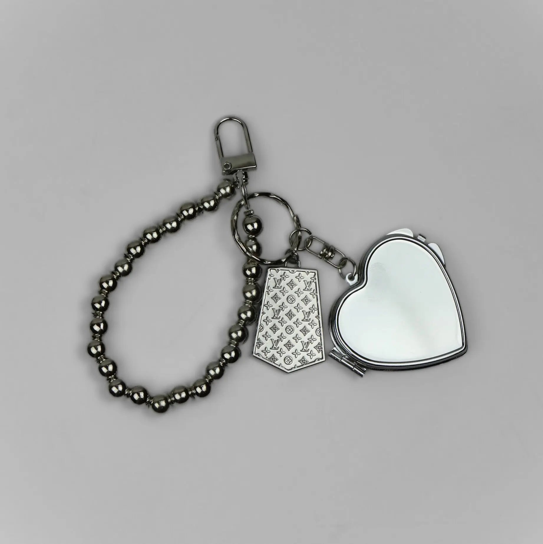 Custom Engraved Luxe Shield Bag Charm