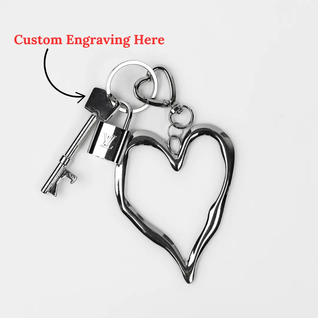 Metal Bag Charm- Custom Engraved