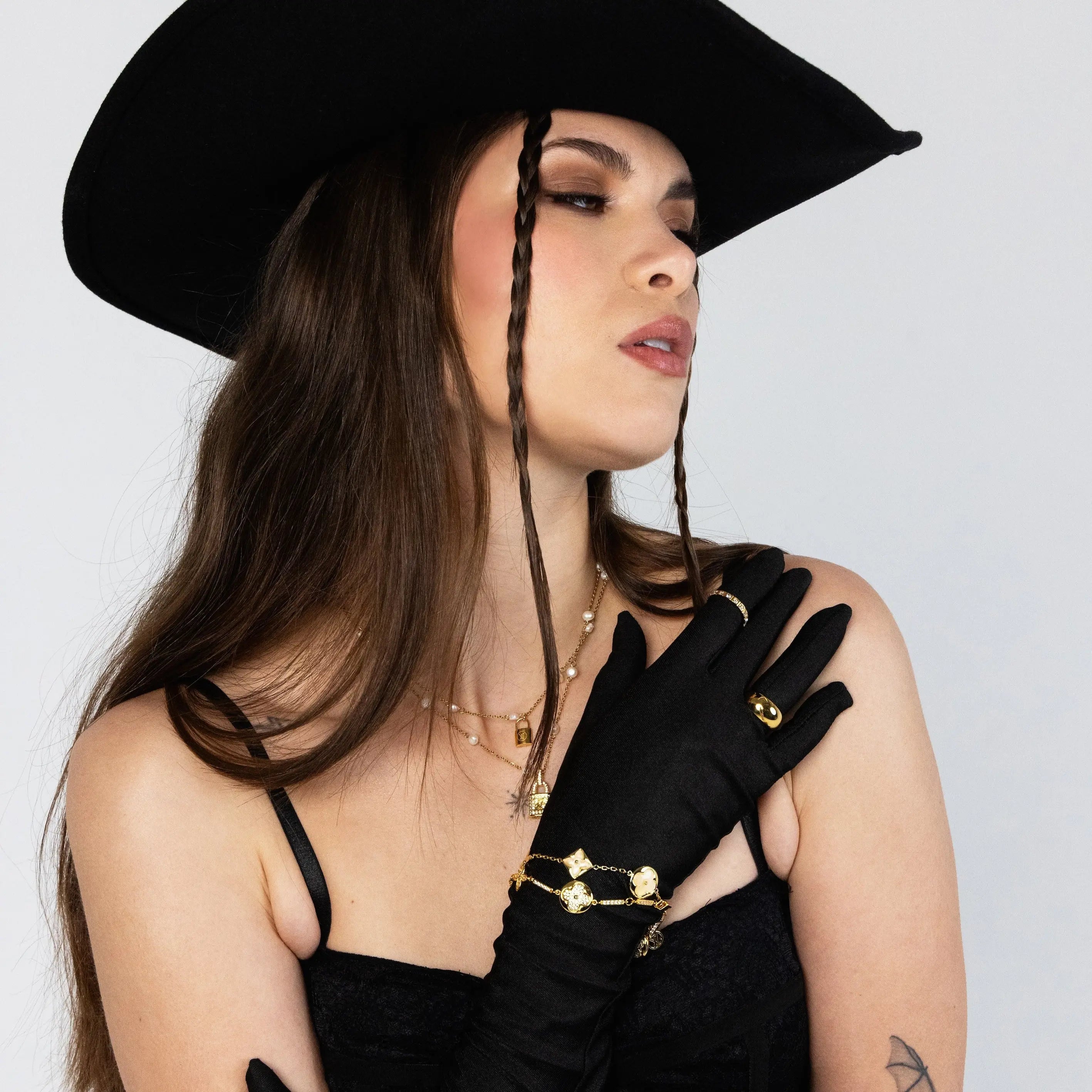 Mini Golden Padlock Necklace