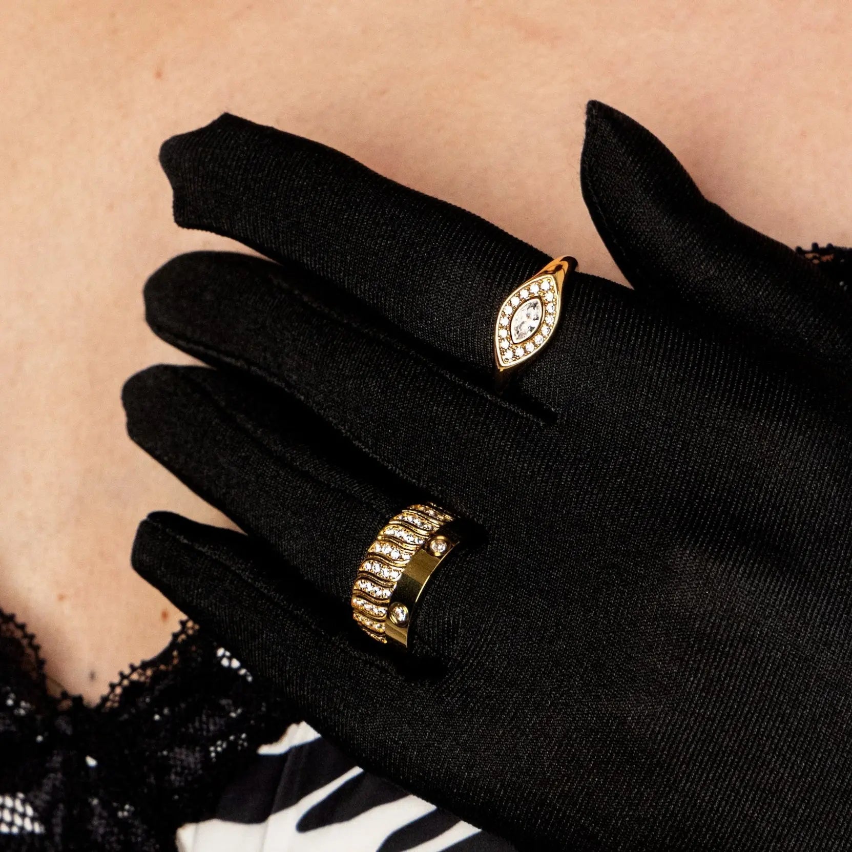 Alessia Crystal Inset Ring