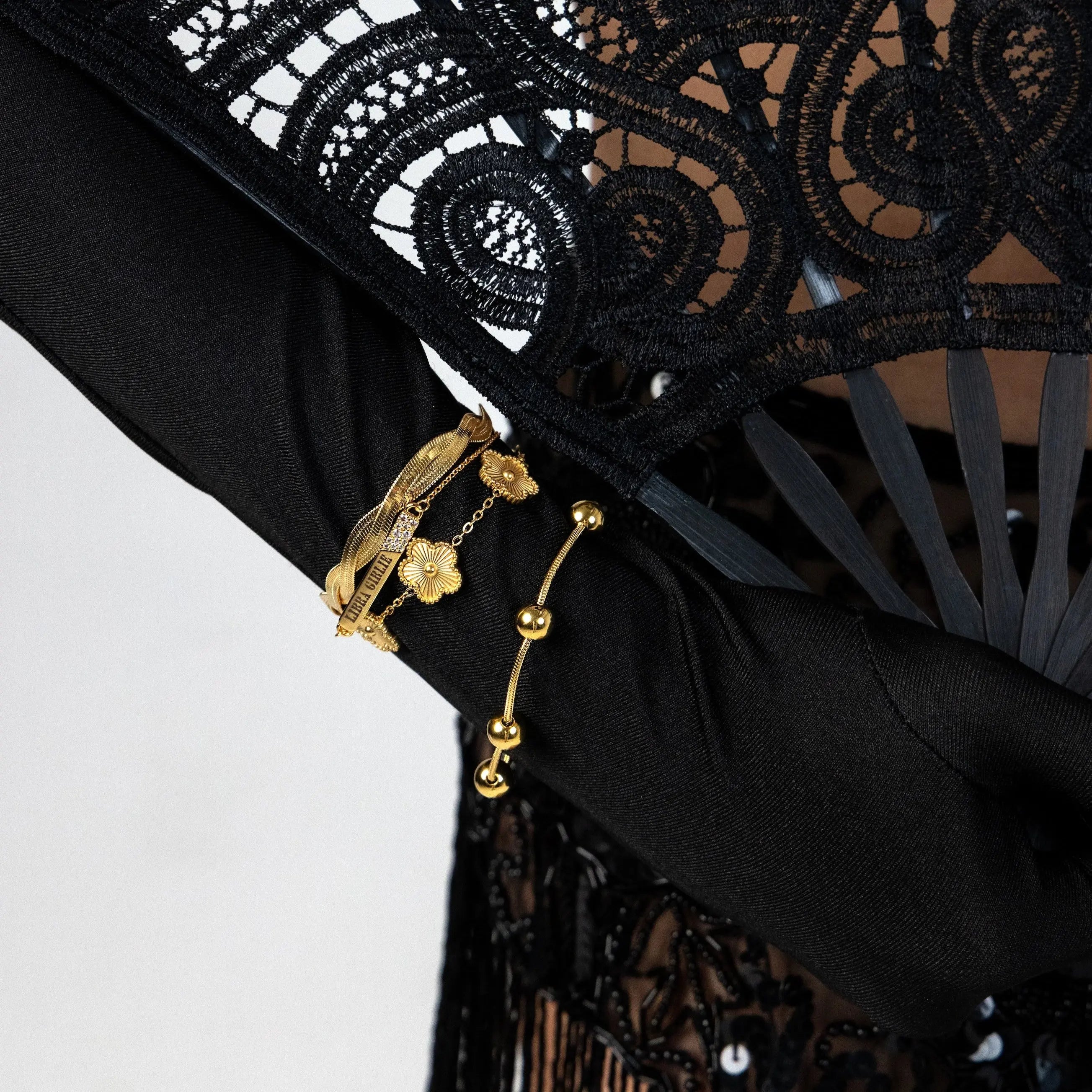 Astrid Golden Ball Chain Bracelet
