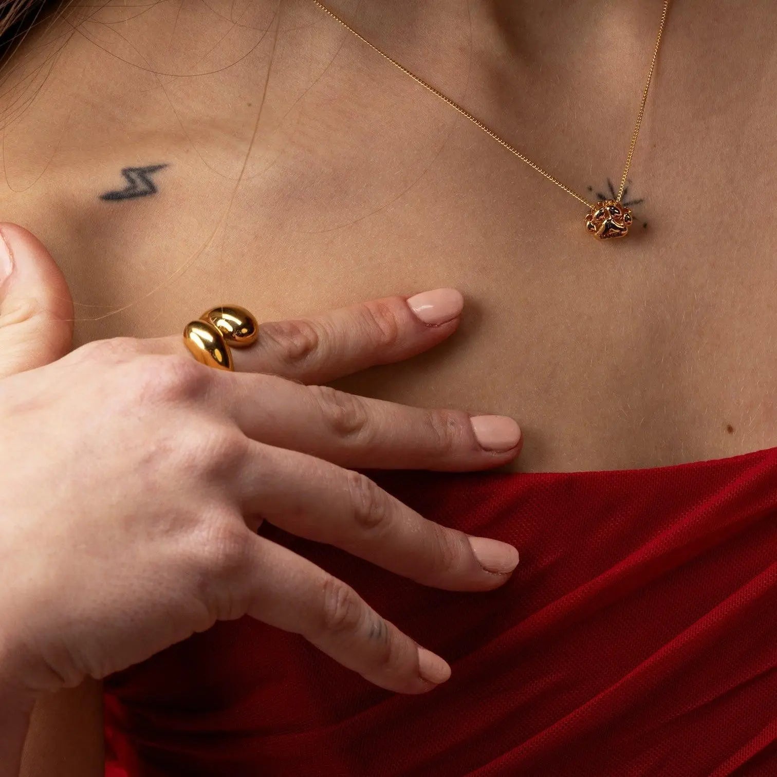 Bold Wrap Around Ring- Gold