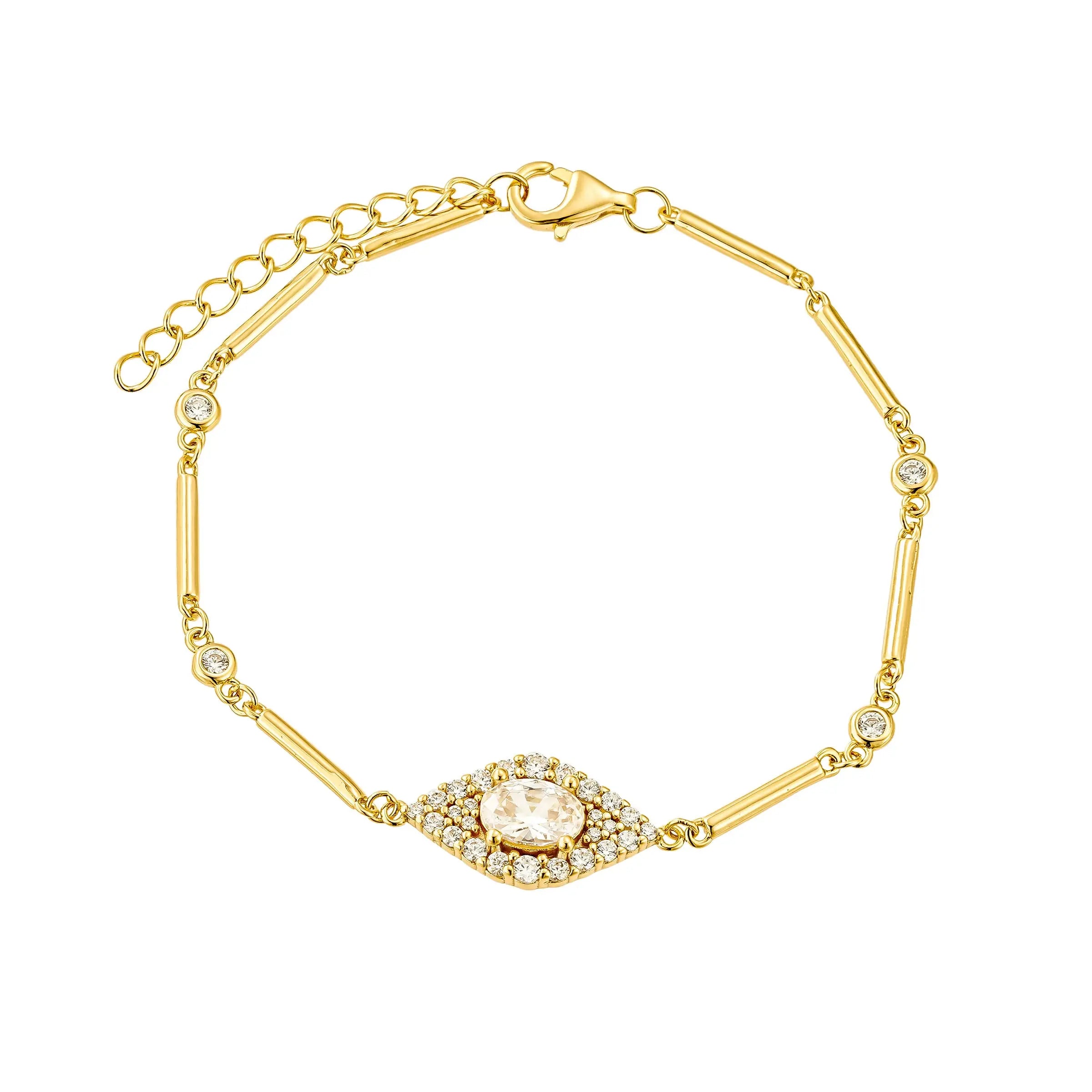 Crystal Evil Eye Bracelet