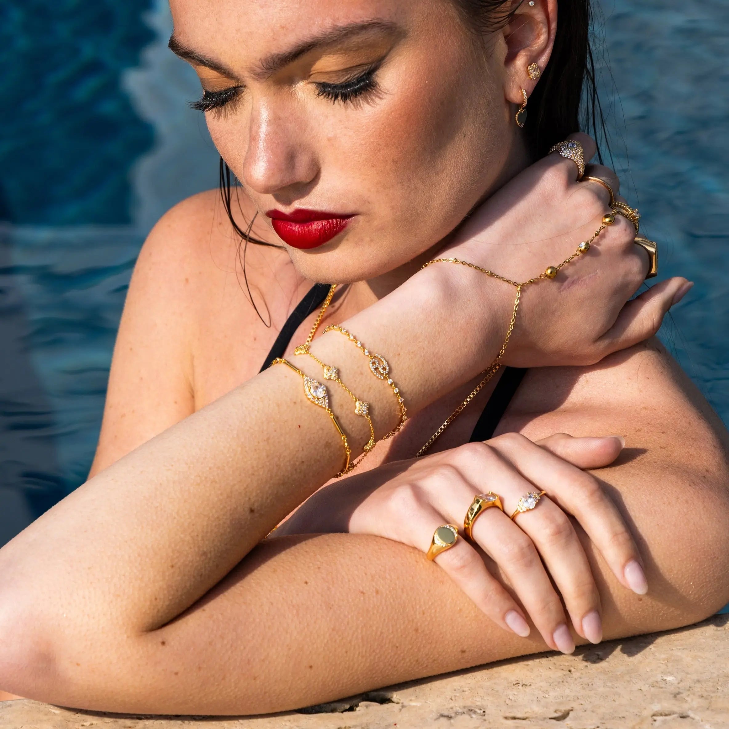 Crystal Evil Eye Bracelet