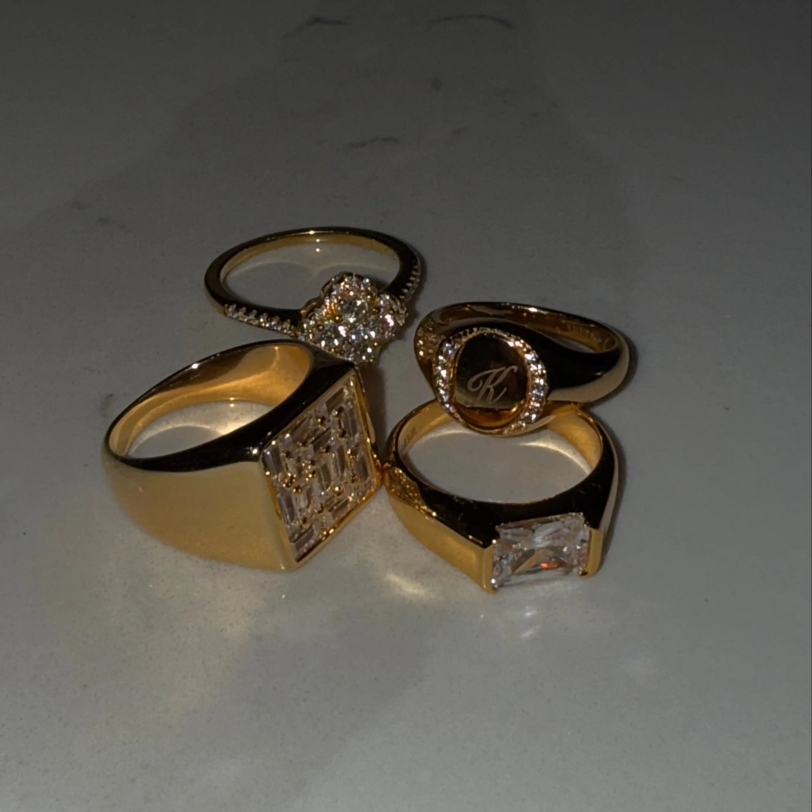 Custom Engraved Pinky Ring - Ahava J