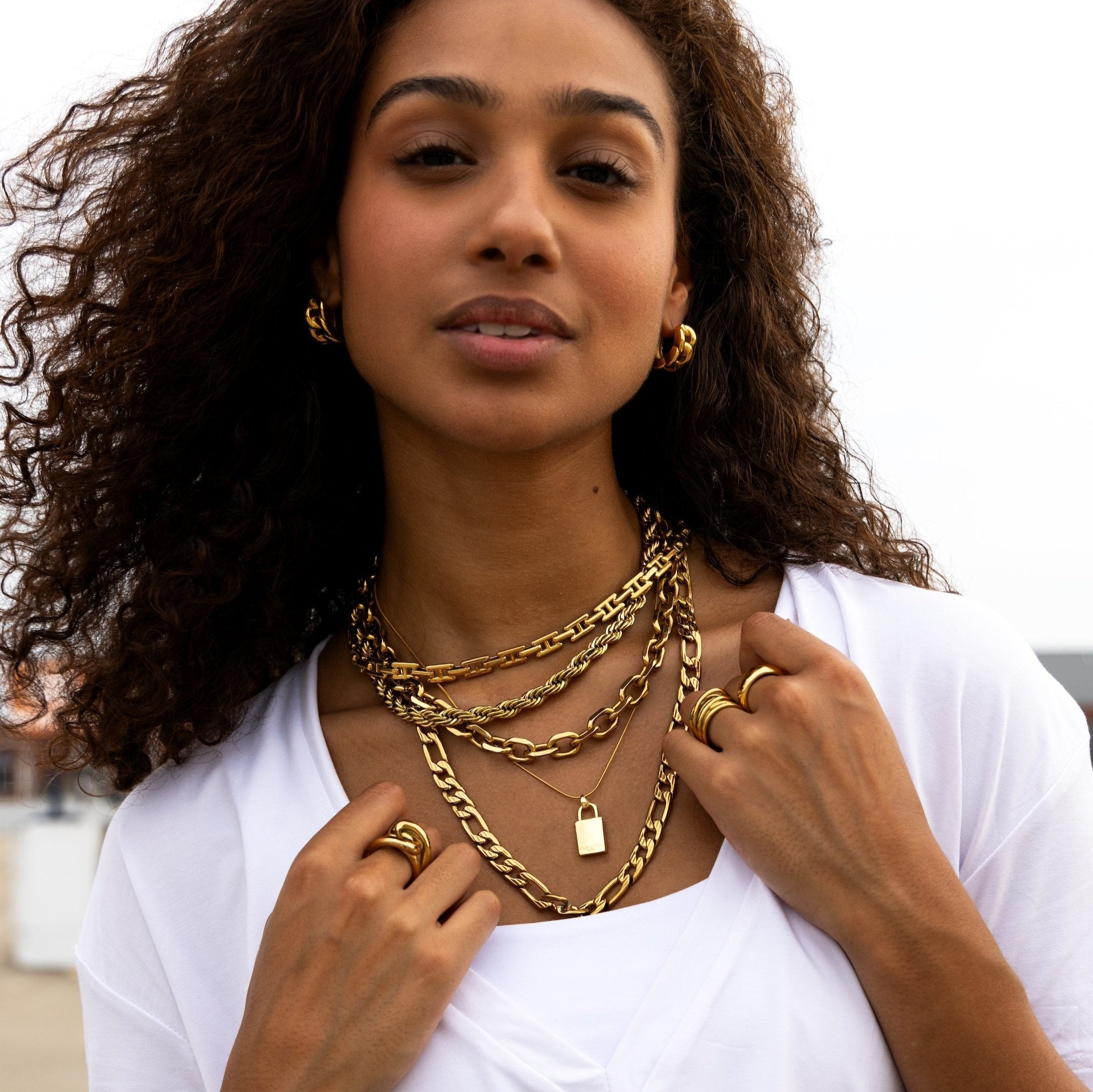 Elektra Statement Chain Necklace