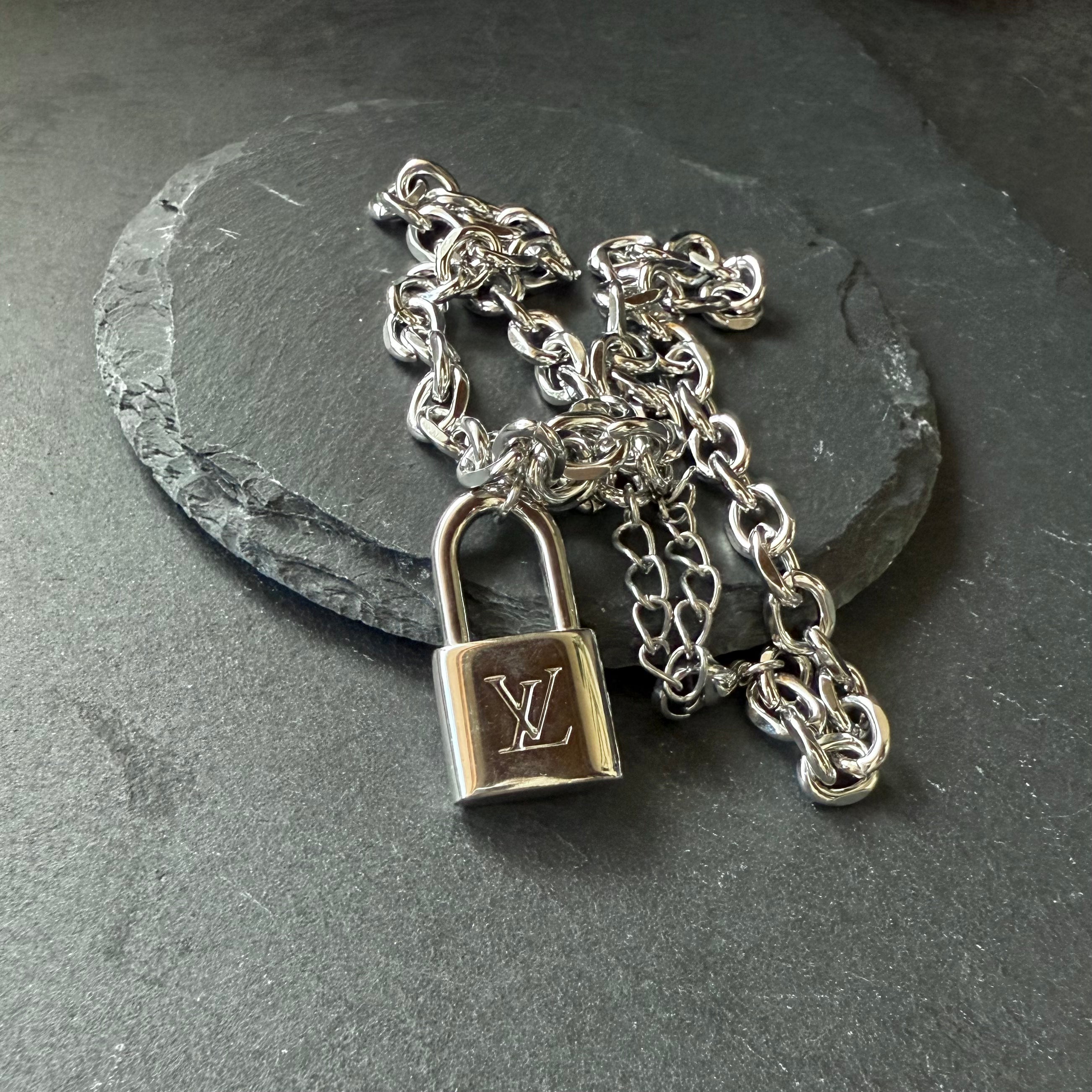 Exclusive Silver Padlock Necklace