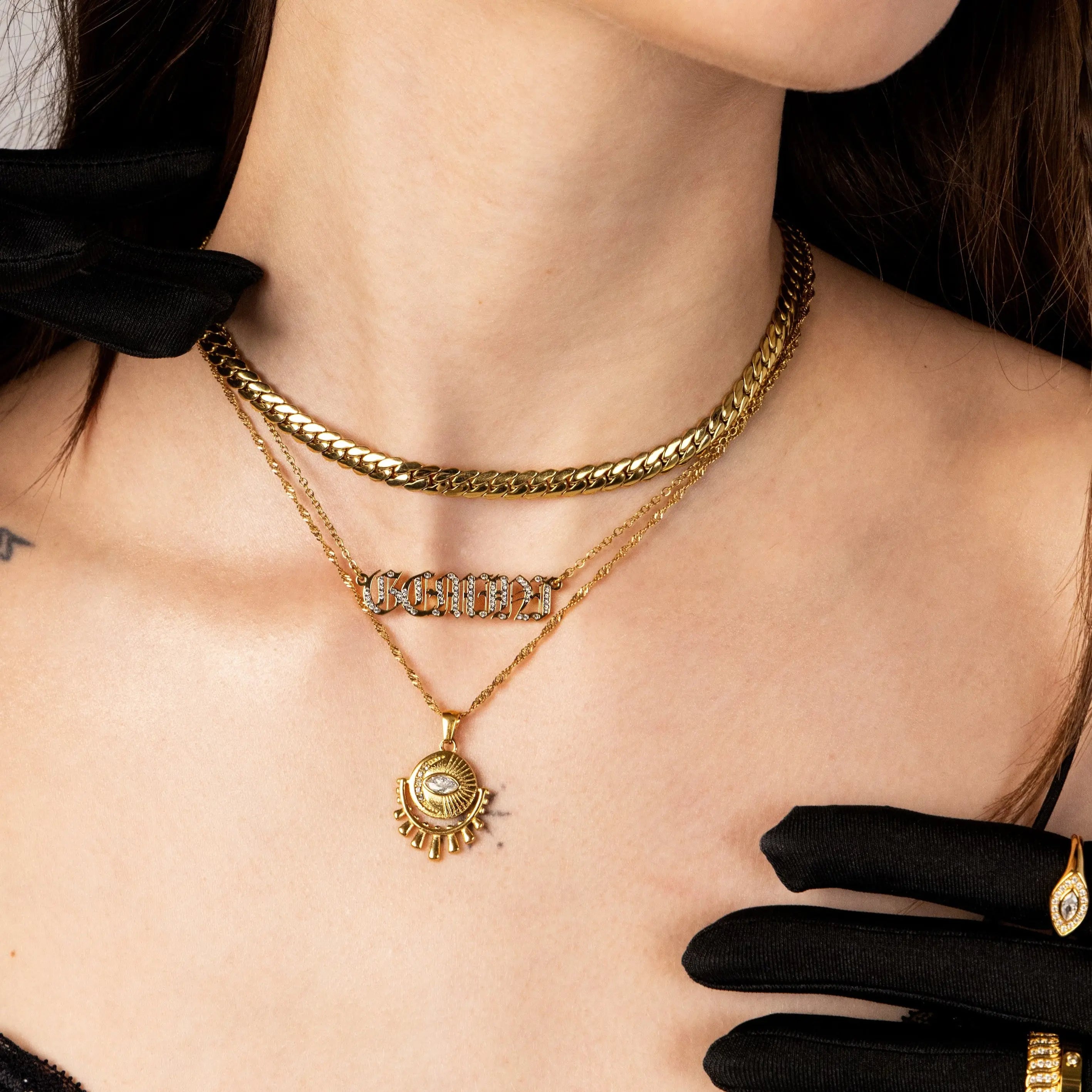 Flat Cuban Necklace