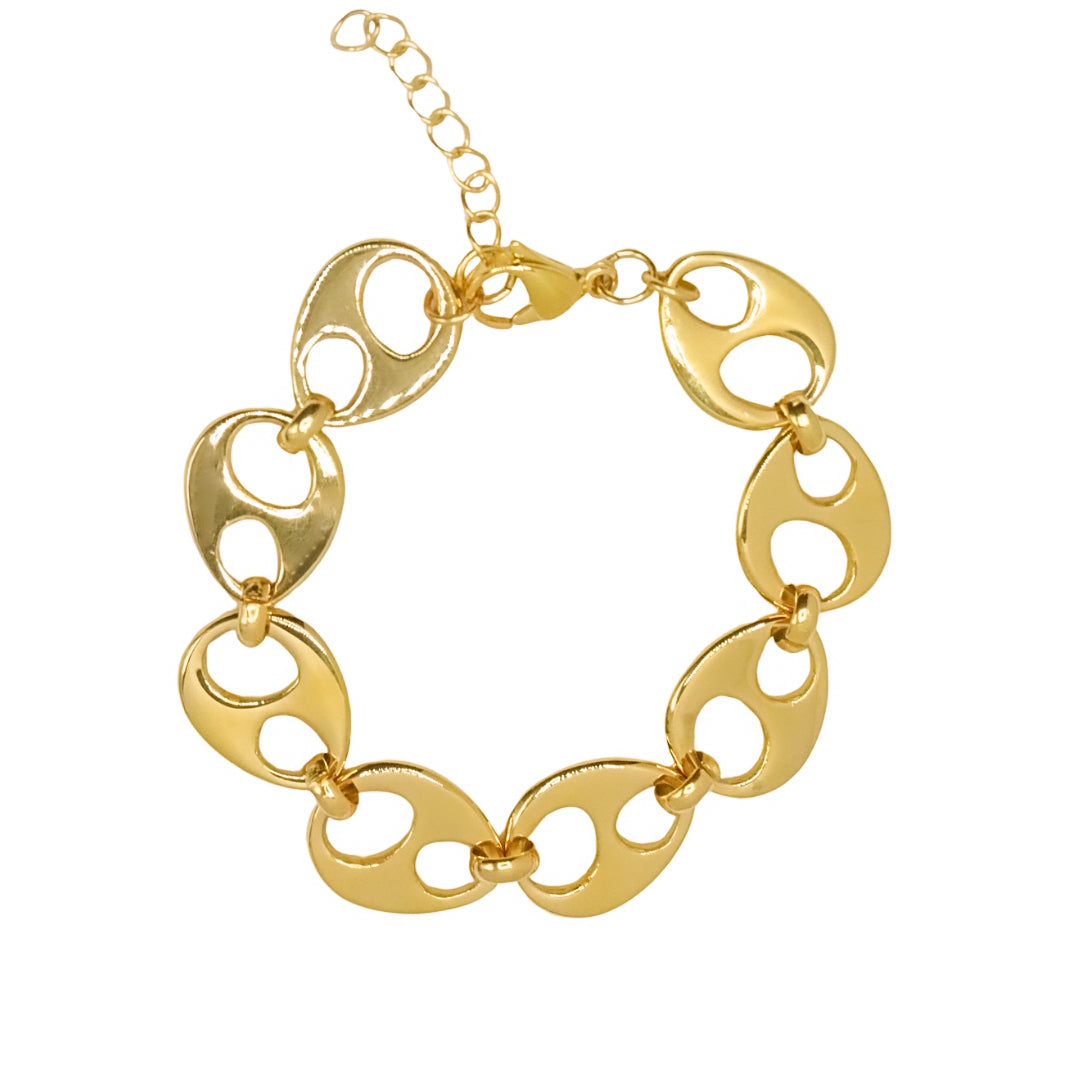 Giselle XL Mariner Bracelet- Gold