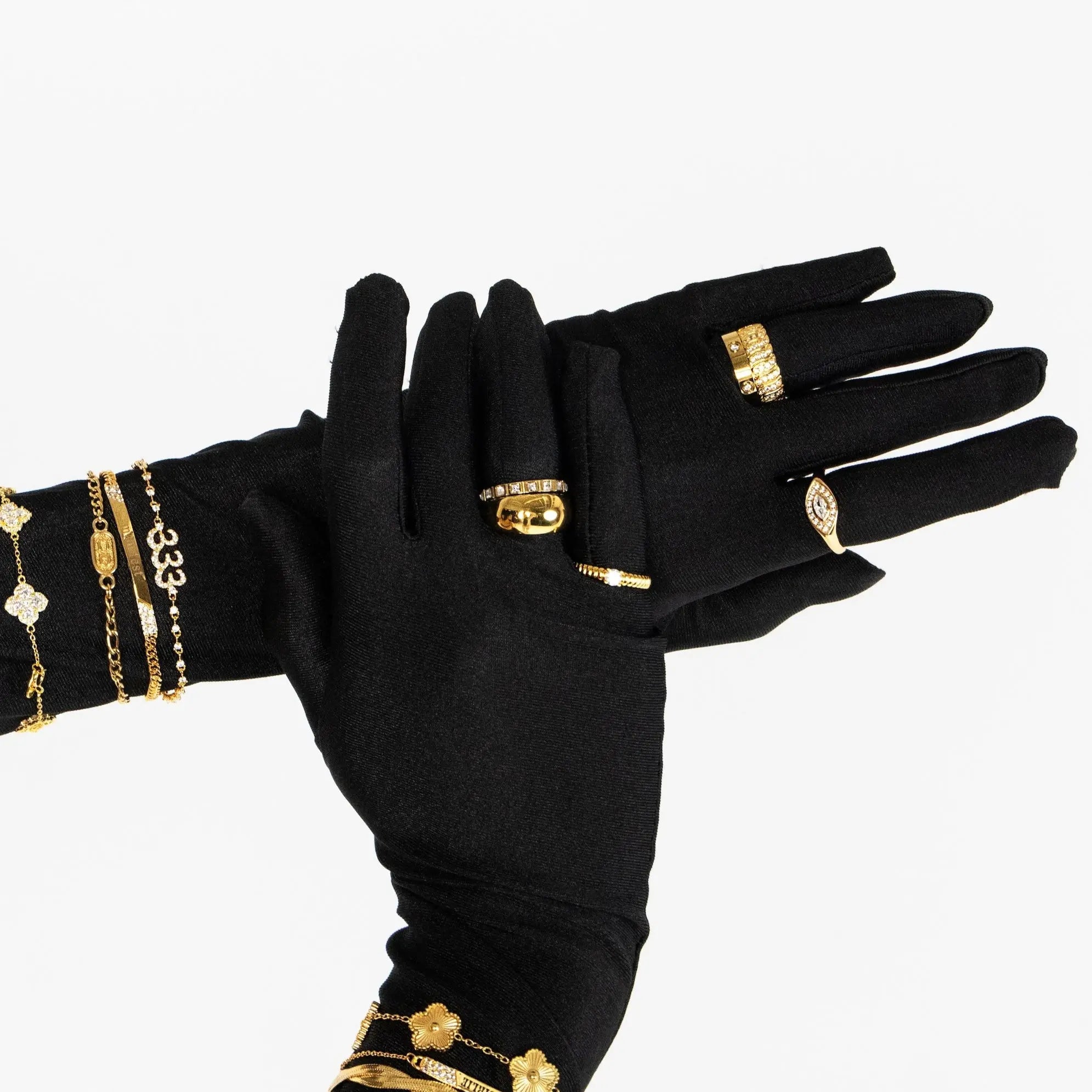 Gold Band Statement Ring
