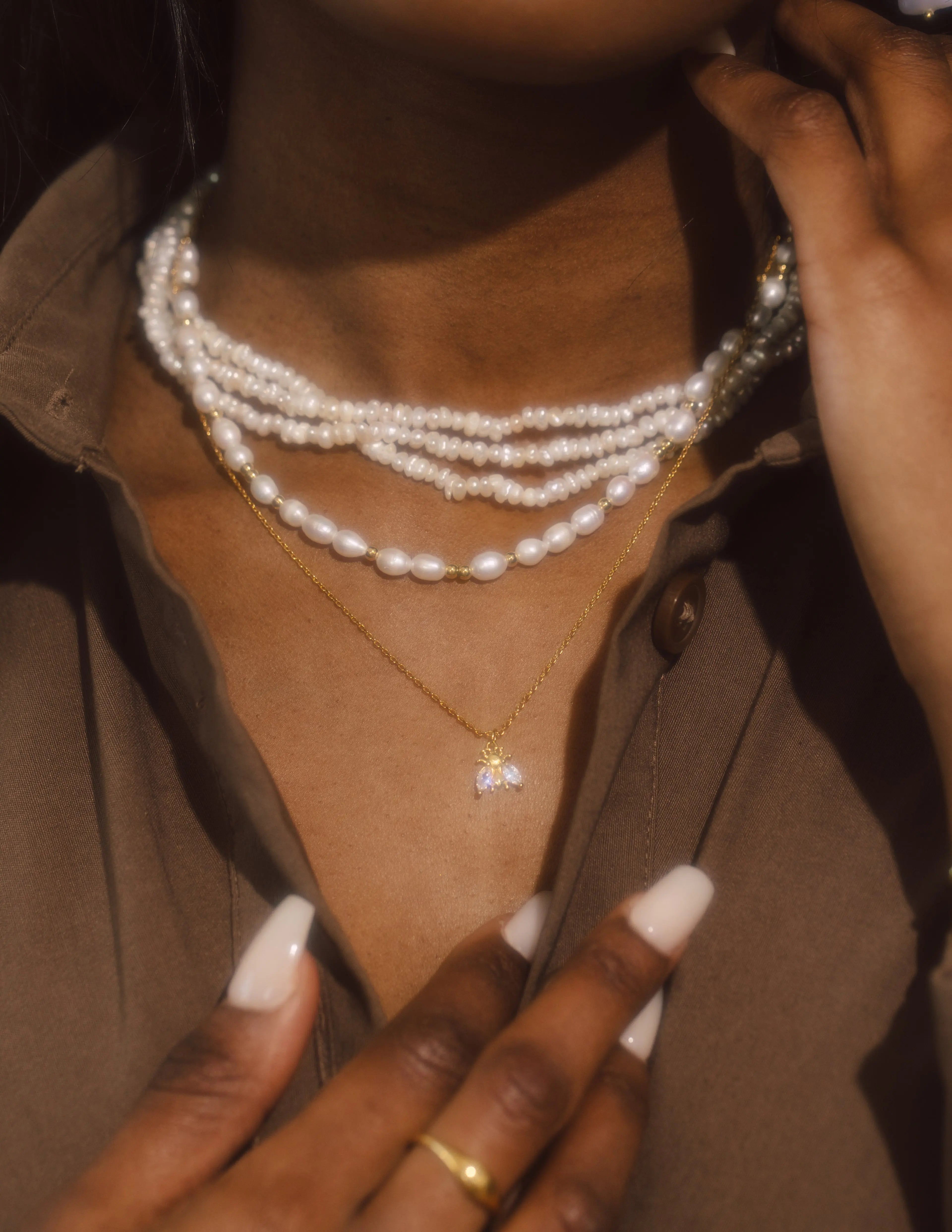 Keren Pearl Necklace - Ahava J