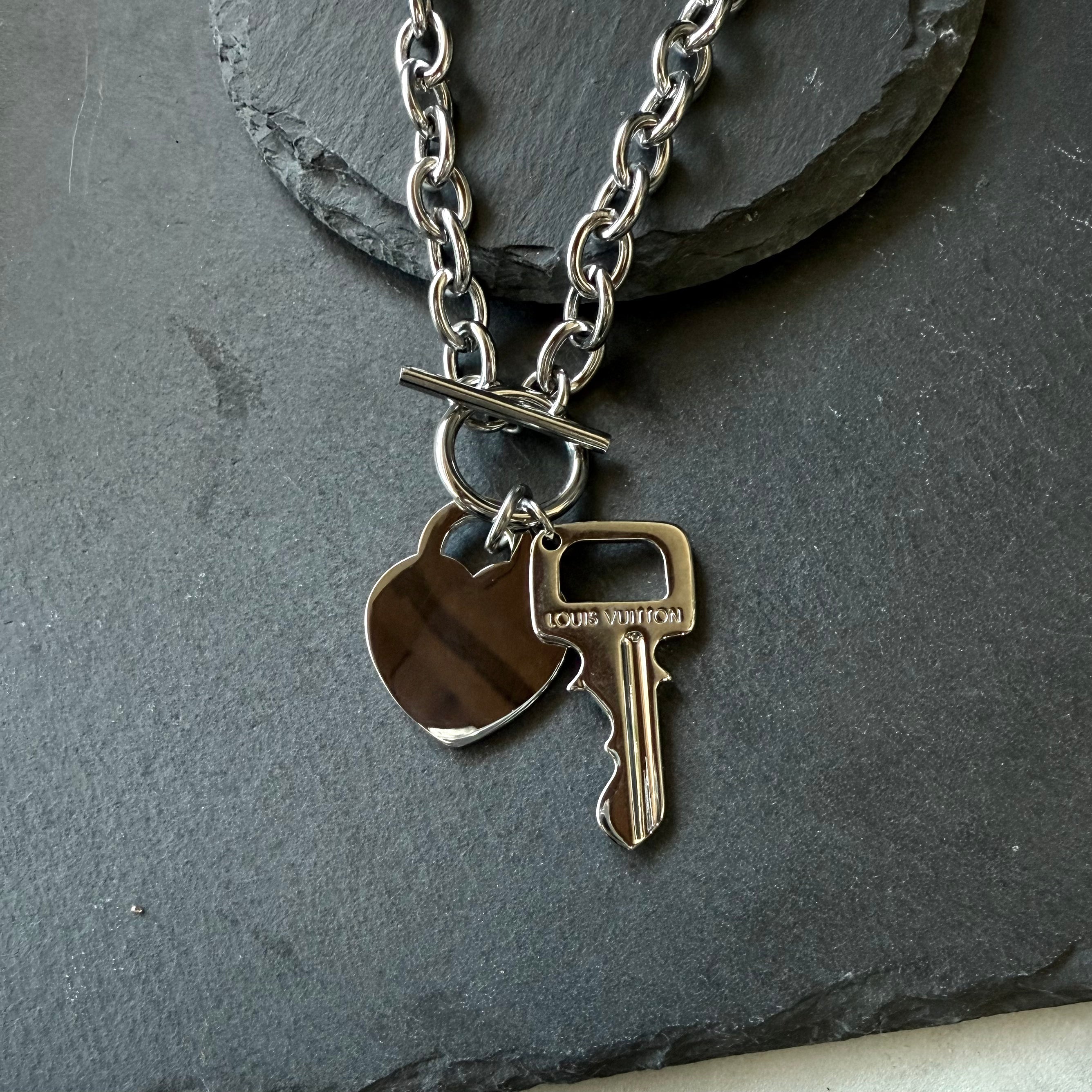 Key to My Heart Necklace- Silver