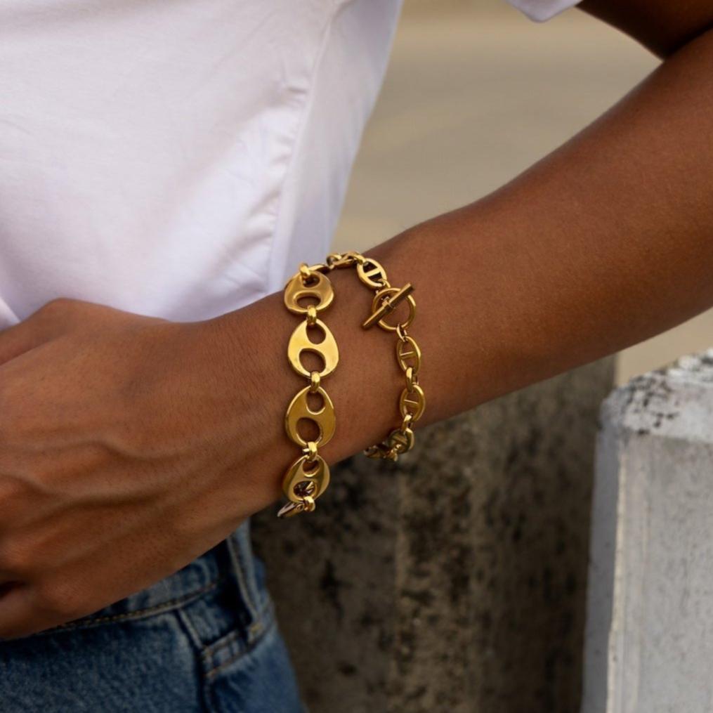 Loca Link Bracelet- Gold