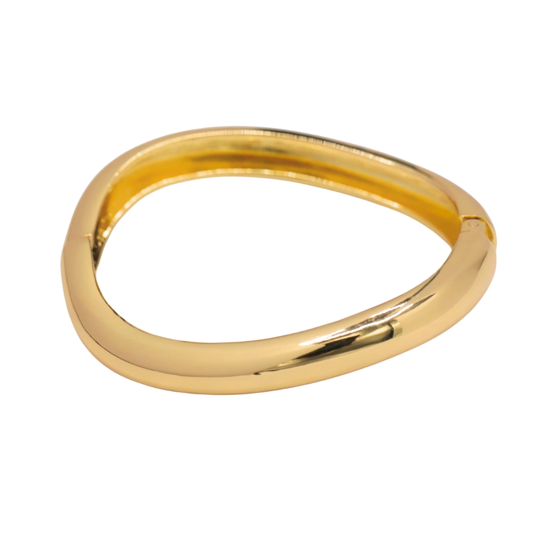 Making Waves Gold Bangle