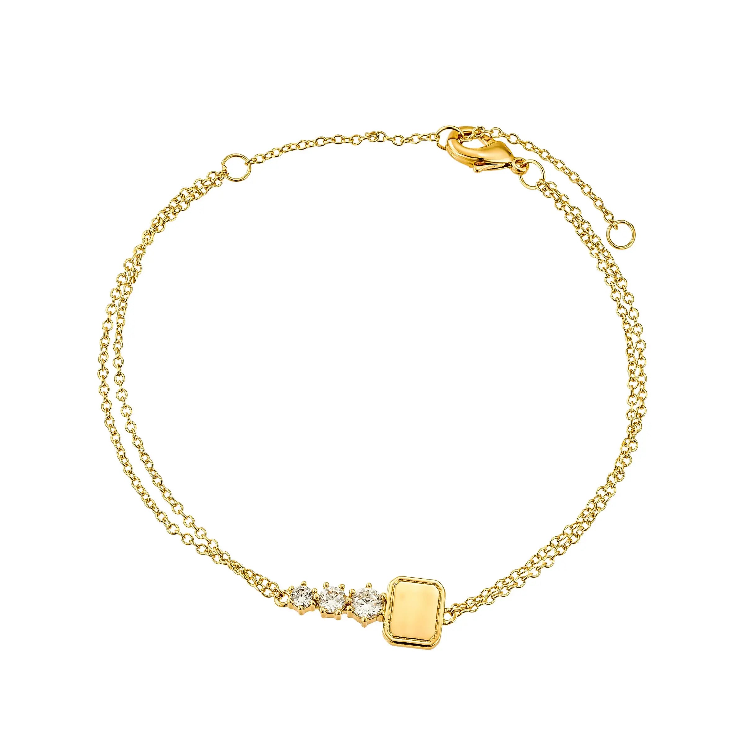 Regina Custom Engraved Key Bracelet