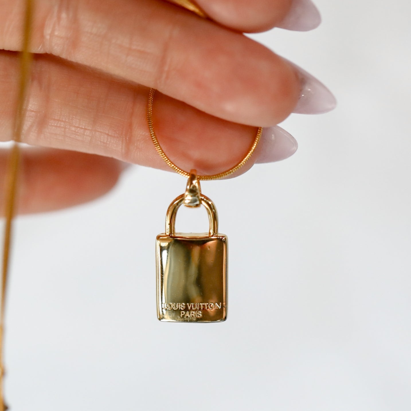 Serene Padlock Necklace