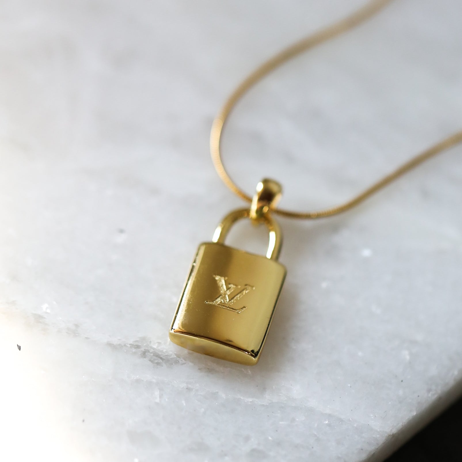 Serene Padlock Necklace