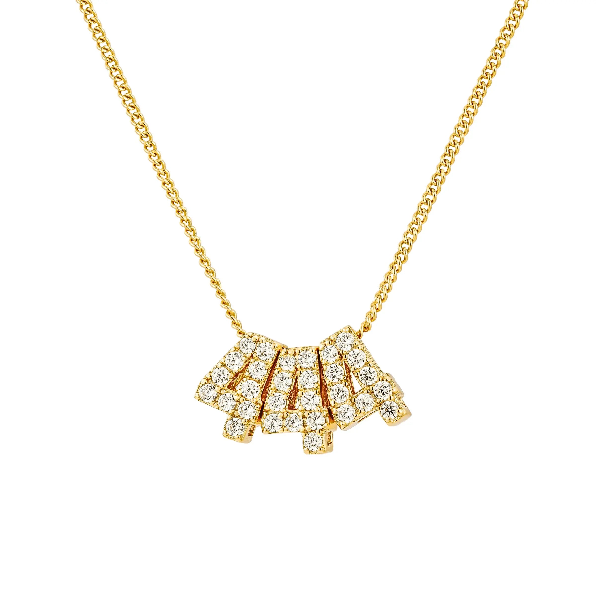 Slider Charm Angel Number Necklace