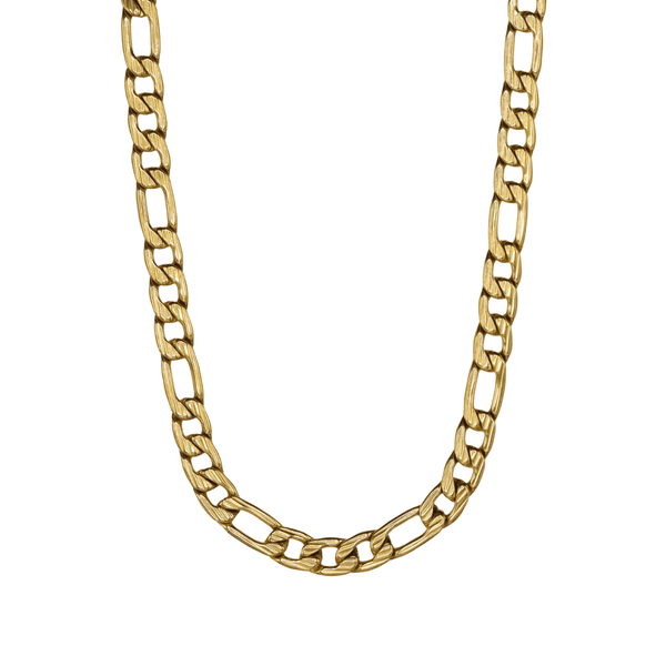 Thick Figaro Necklace- Gold - Ahava J