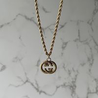 Rope Toggle Vintage Charm Necklace